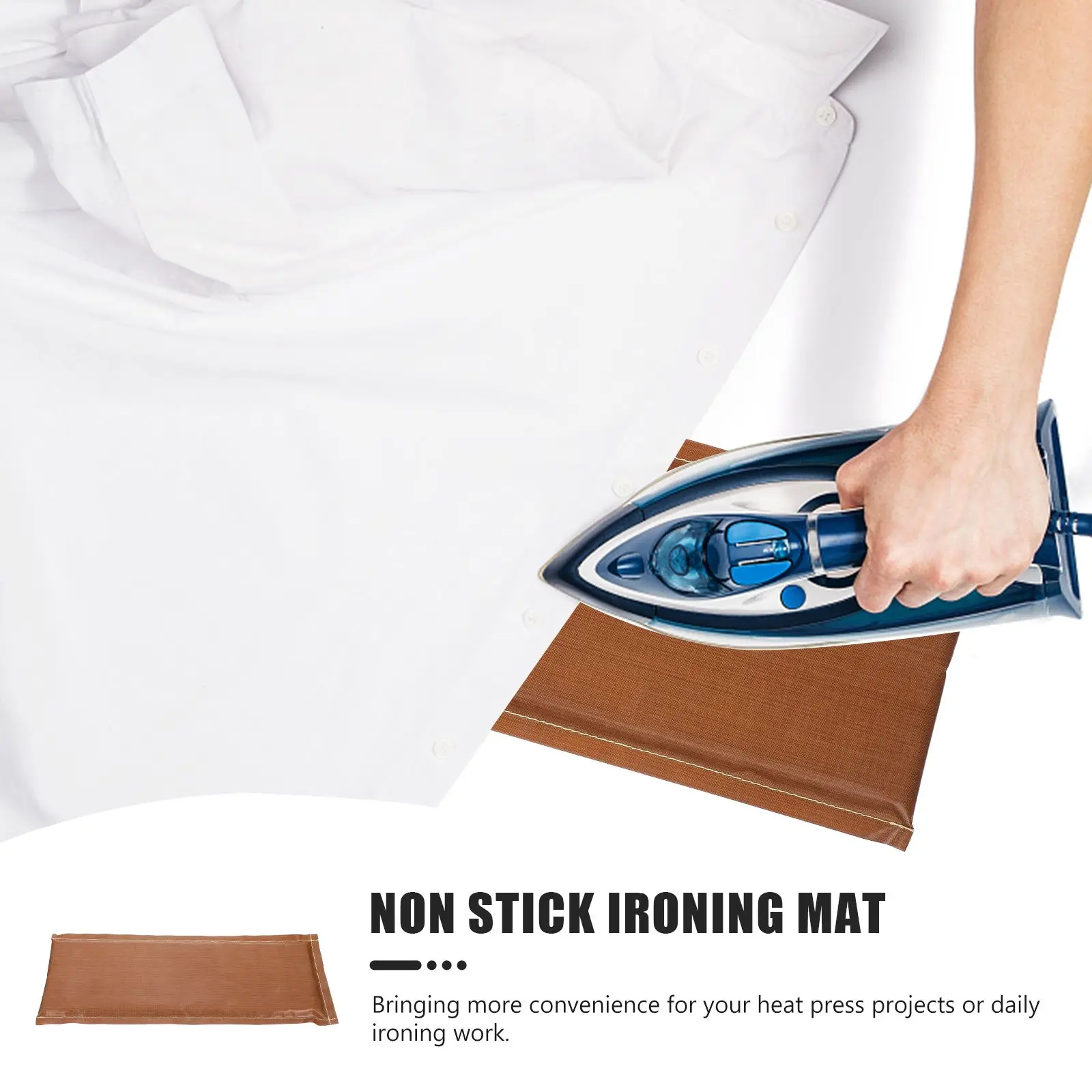 5x15inch Heat Resistant Reusable Pillow Board Non Stick Ironing Mat Transfer Heating Mats Vinyl Pressing Pad for Crafts