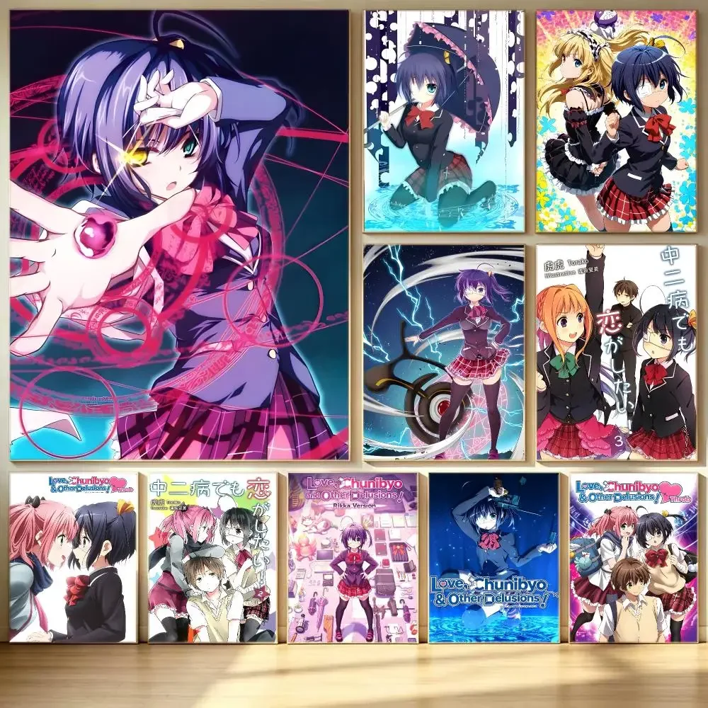 Love Chunibyo Other Delusions Poster HD  Printing Soothing and Cream Style Home Decor for the Living Room cafes Gift Giving