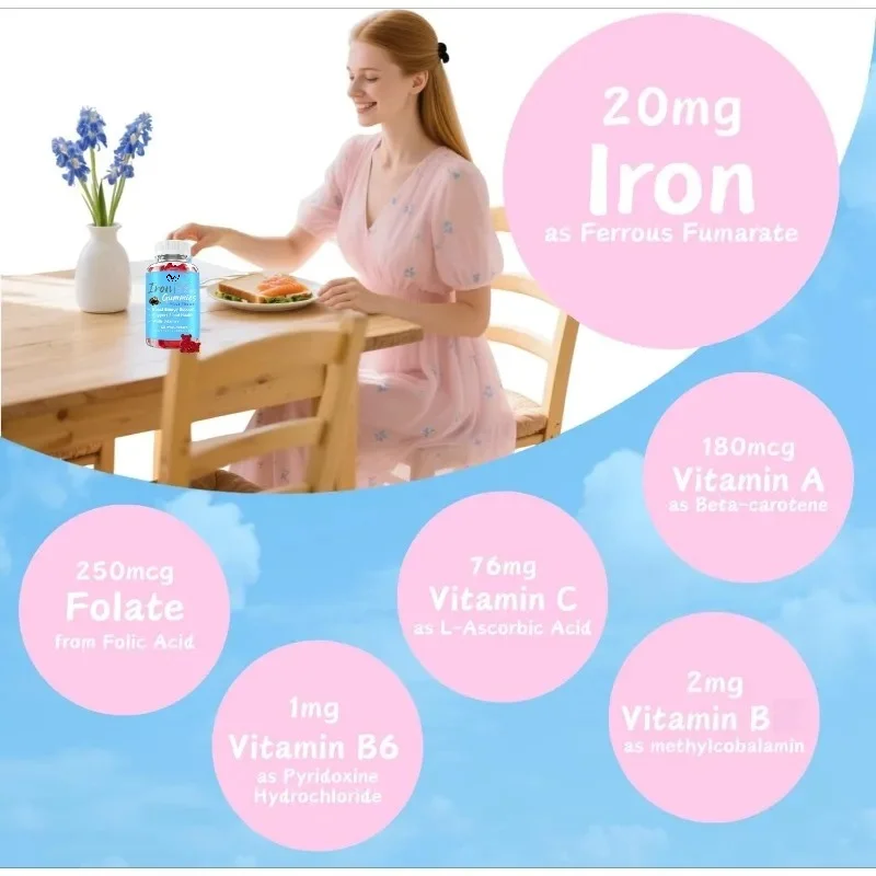 Multivitamin-Eisen-Nahrungserg – Multivitamin Gummy Adult Bewertung und Preis