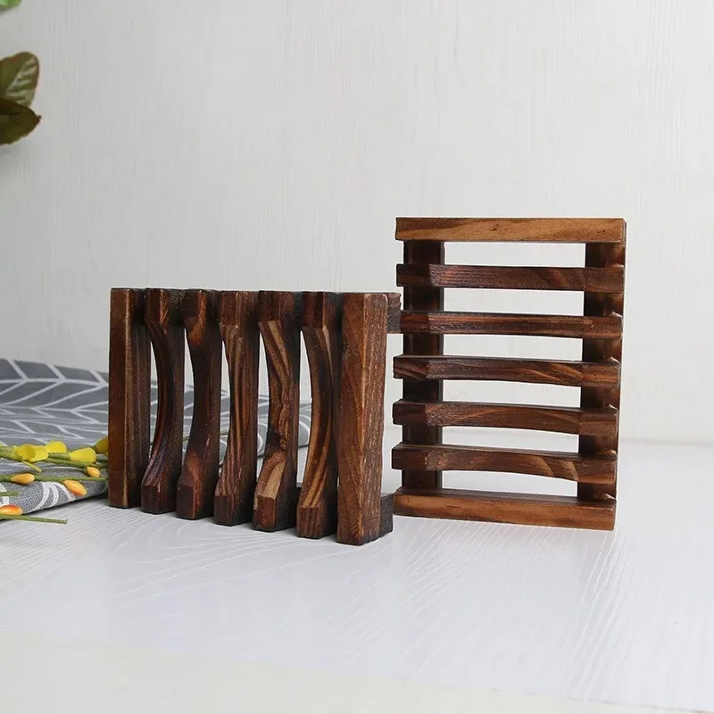 

Держатель для мыла из натурального бамбука, деревянная подставка для мыла в ванную, предотвращающая плесень, с дренажем, органайзер для мыла, аксессуары для ванной комнаты