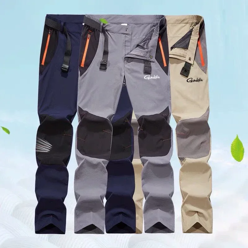 2024 Gamakatsu Outdoor Mountaineering Sports Casual Pants Charge Pants Direct Summer Men's Fishing Quick-drying