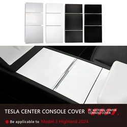 3Pcs Center Console Cover For Tesla Model 3 Highland 2024 Center Control Sticker Decoration Anti-scratch Interior Accessories