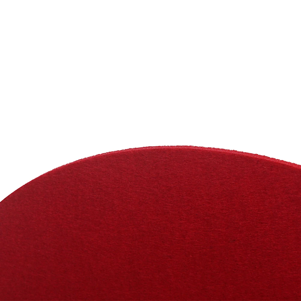 

Turntable Mat Anti Static Platter Pad Vinyl Record DJ Felt Slipmats Compatible Standard Non Slip Grooves Premium Wool Long