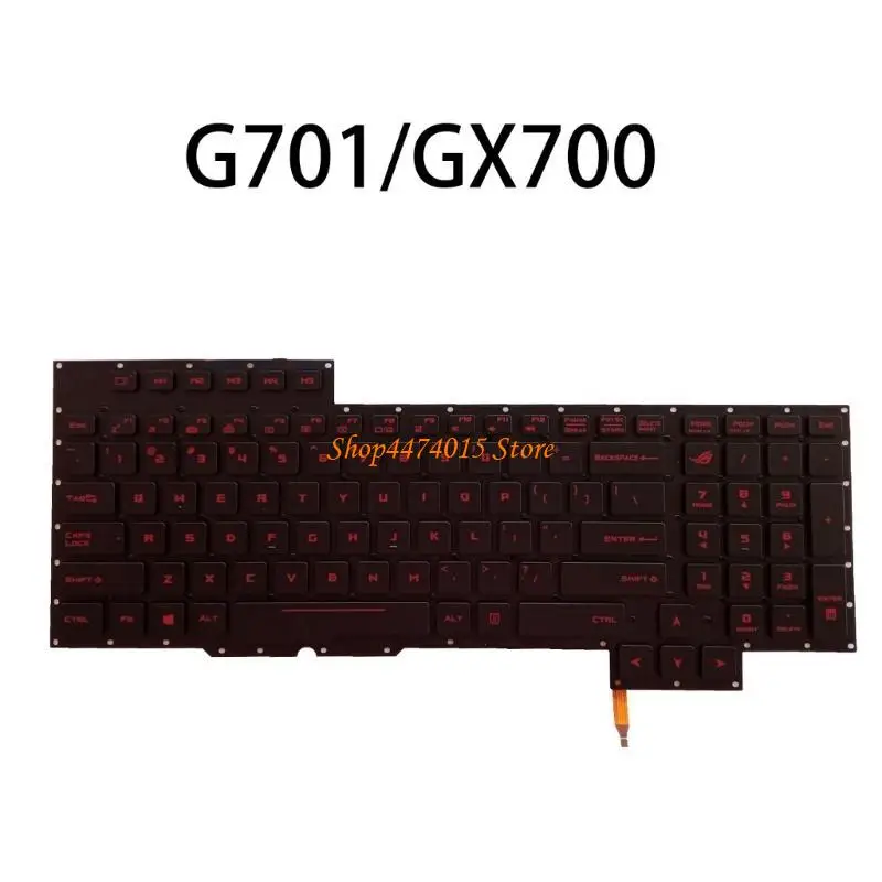 لوحة مفاتيح K1AA Red Printing Keypad US Lacklit Keypad لـ G701 G701VO GX700 GX700VO