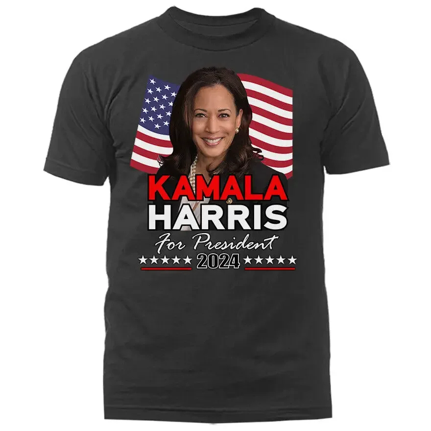 Kamala Harris for The President 2024 Political T-shirt Casual Style O-neck Unisex New Arrival Hot Sale Unique Breathable