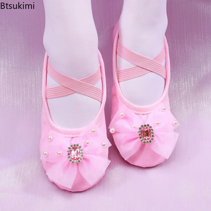 Dance Shoes for Women with Soft Soles Children's Classical Ballet Dance for Girl Dance Shoes for Dancing Practice Cat Claw Shoes