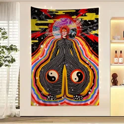 영국 록 가수 데이비드 B-보위 태피스트리, 애니메이션 태피스트리, 타로 히피 벽 러그, 기숙사 벽걸이 시트