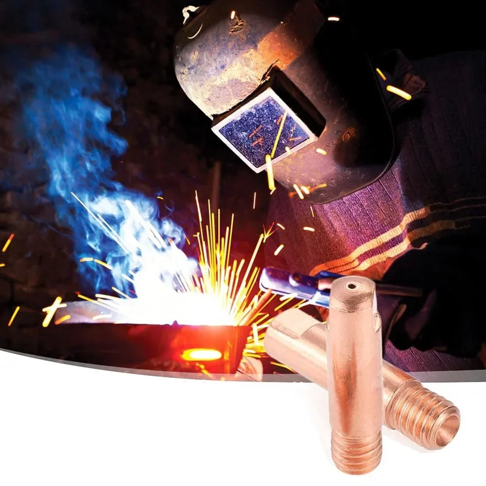 For Welding Work Copper Welding Tips 30 Pieces Welding Tips Compact Welding Accessories High Conductivity Tips