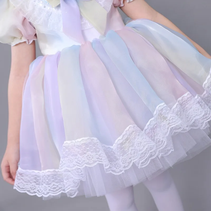 Vestido de balé de verano para niñas vestido de balé traje de dança trajes ballet para dança leotardo ropa dança para niñas