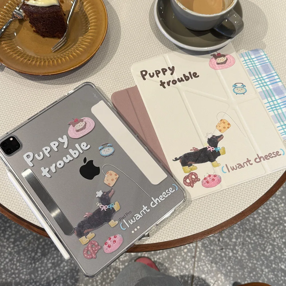 

Dachshund Dog Cute For 2025 iPad Air 11 Case iPad 10th Generation 11th A16 9th Cover iPad Pro11 4 5 10.9in 12.9 M2 M3 M4 Cases