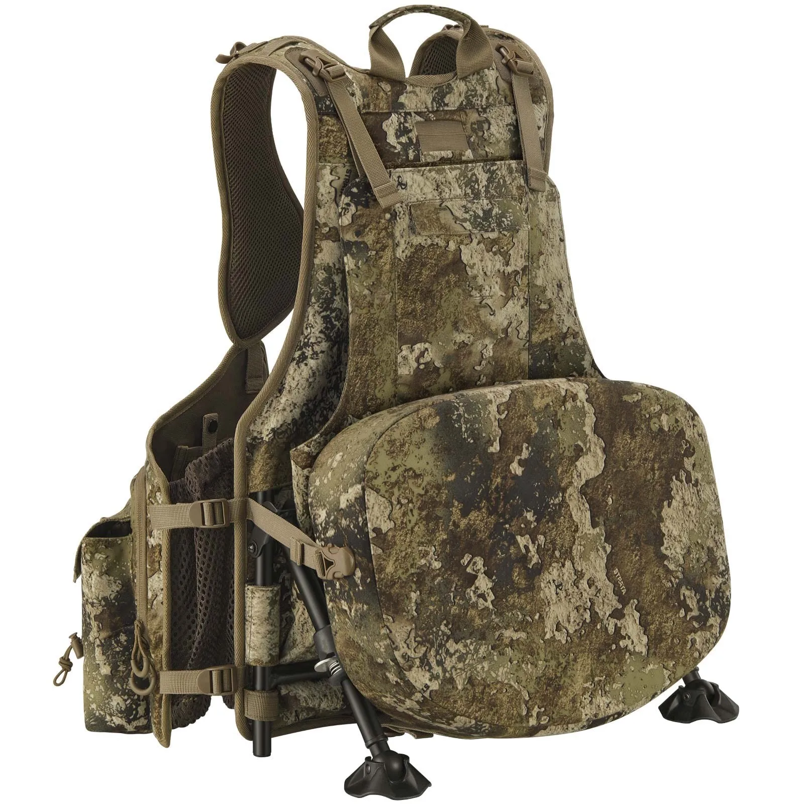 

Outdoor Camping Tactical Vest,Game Pouch Turkey Hunting Vest, Seat Cushion Turkey Vest