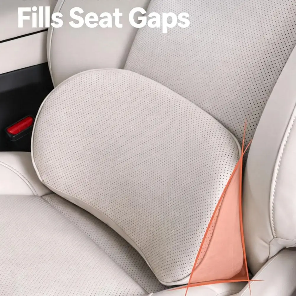 Memory Foam Car Lumbar Support Pillow Soft Backrest Cushion Ergonomic Waist Support Lower Back Pain Relief For Driver