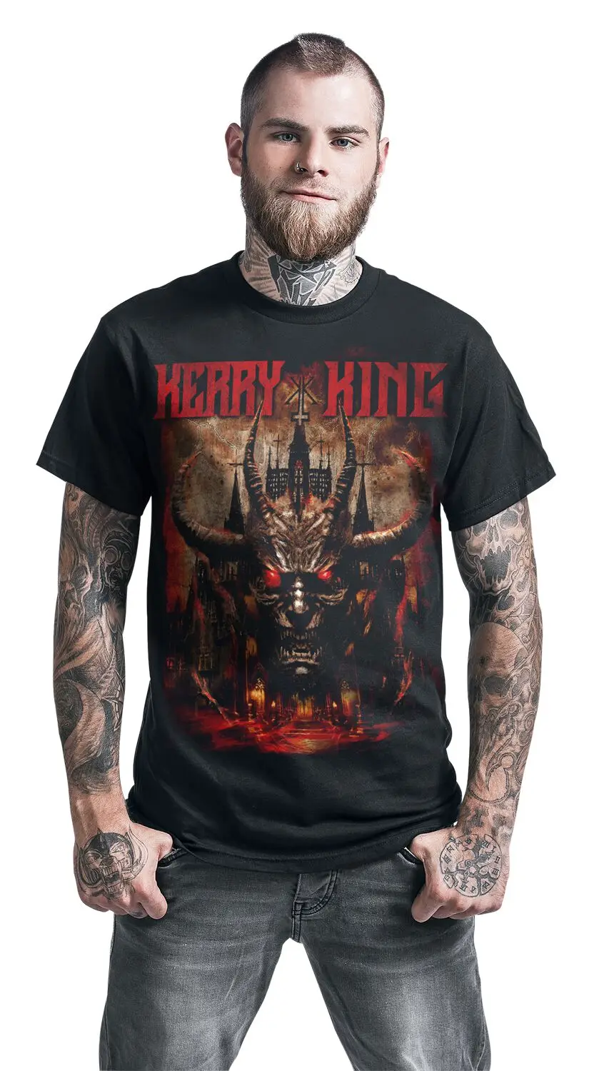 Cathedral Demon Kerry King Graphic T-Shirt Cotton Men Women Streetwear Tee