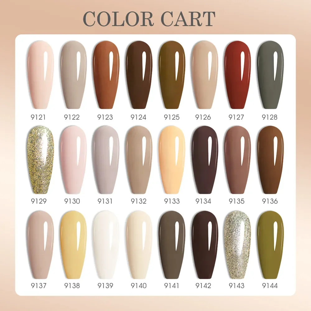 9 ml CANNI Factory Hema FREE TPO FREE Nagelgelpoliermittel Winternägel Maillard Color Collection Semi Permanent Round Shape Brush – Detail 7