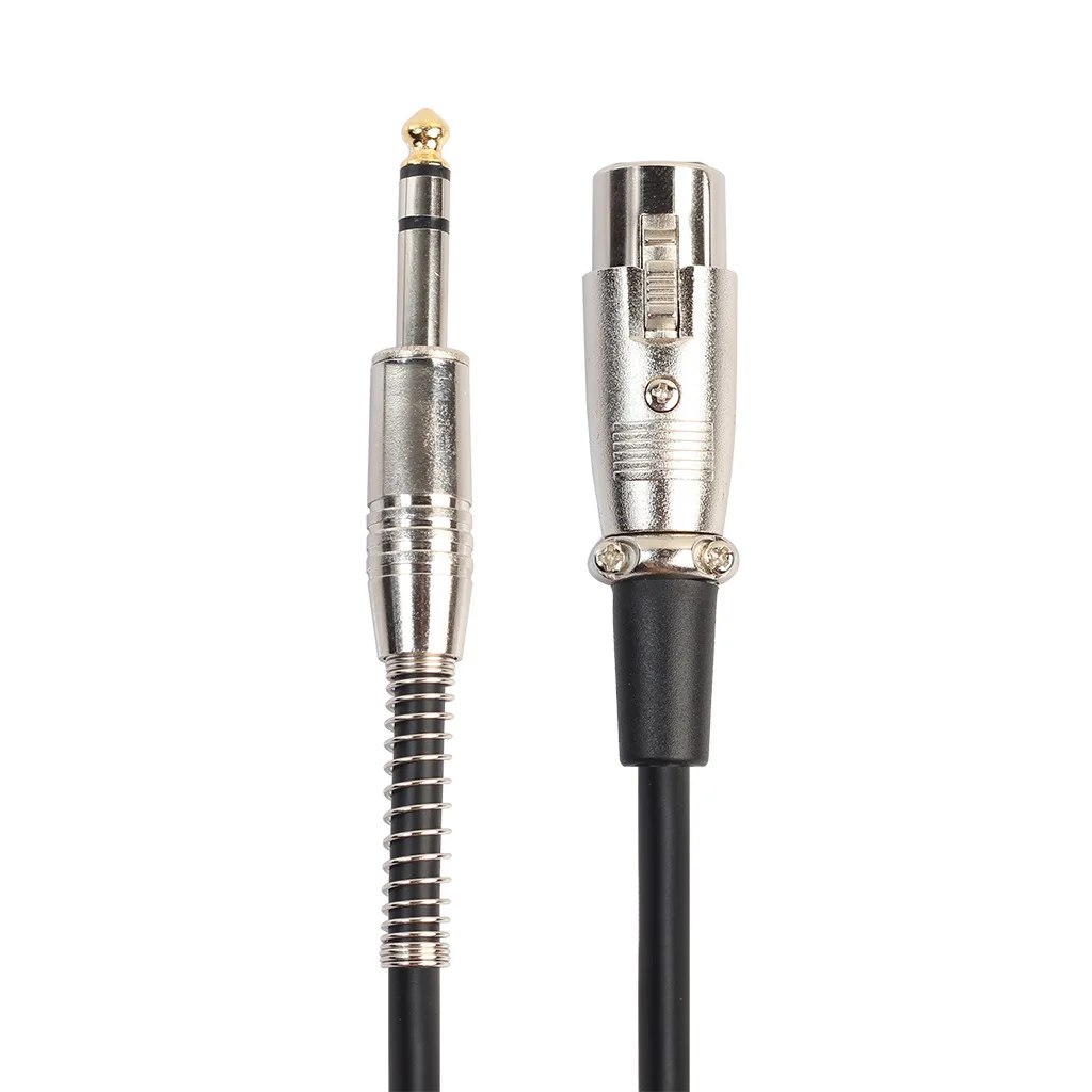 

6.35 male stereo to Canon female microphone cable 1m 3m 5m 10m