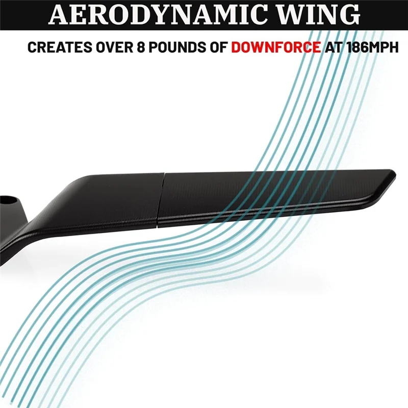 

Motorcycle Rearview Mirror, Adjustable Invisible Wind Wing Side Mirror Compatible For Z400, Z650, Z900, Z1000