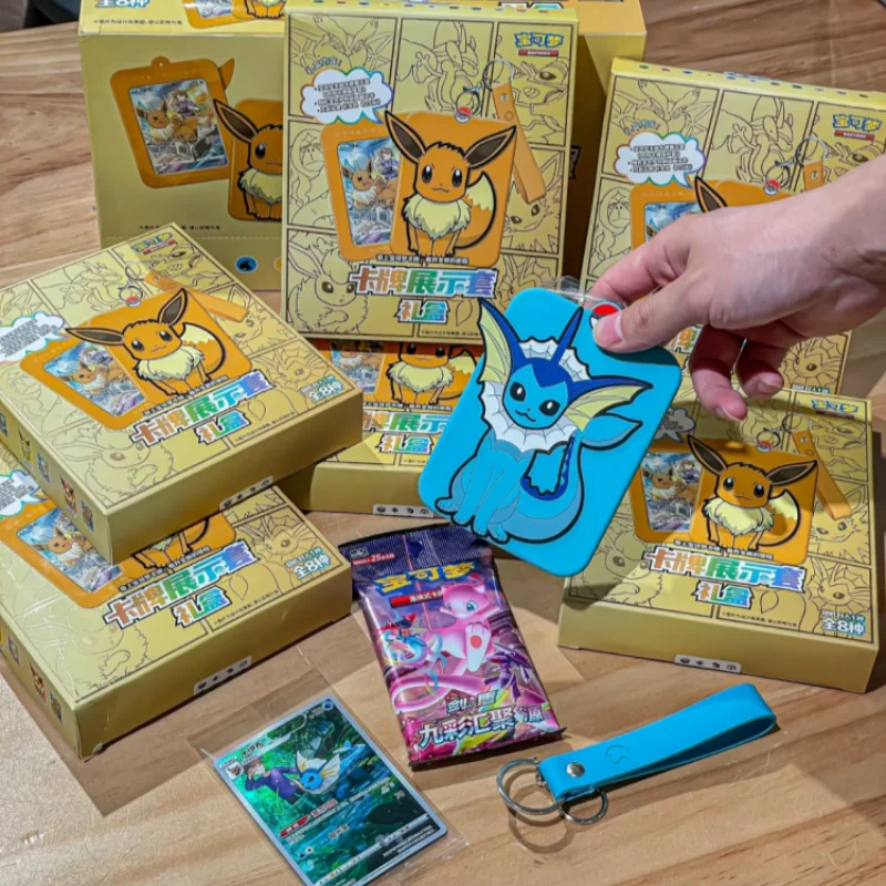 

Оригинальная коллекция PokéMon, коллекция Ptcg, карточная игра, набор дисплеев Eevee, подарочная коробка, Ptcg, упрощенная китайская карточная игрушка, рождественские подарки