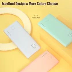 10000mAh Portable Ultra-thin Power Bank Charger For iPhone 14 13 12 8 Xiaomi Samsung Huawei External Battery PowerBank