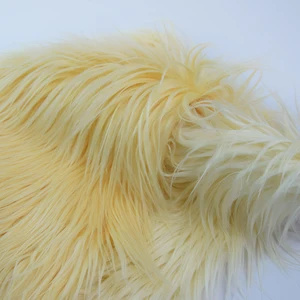 Pile Faux Fur Stating Fabric, làm tóc búp bê cotton, trang trí nhà thủ công DIY, cosplay thêu, 25x45cm, 8cm 10 Vải Bagum Bán hàng chính - 3