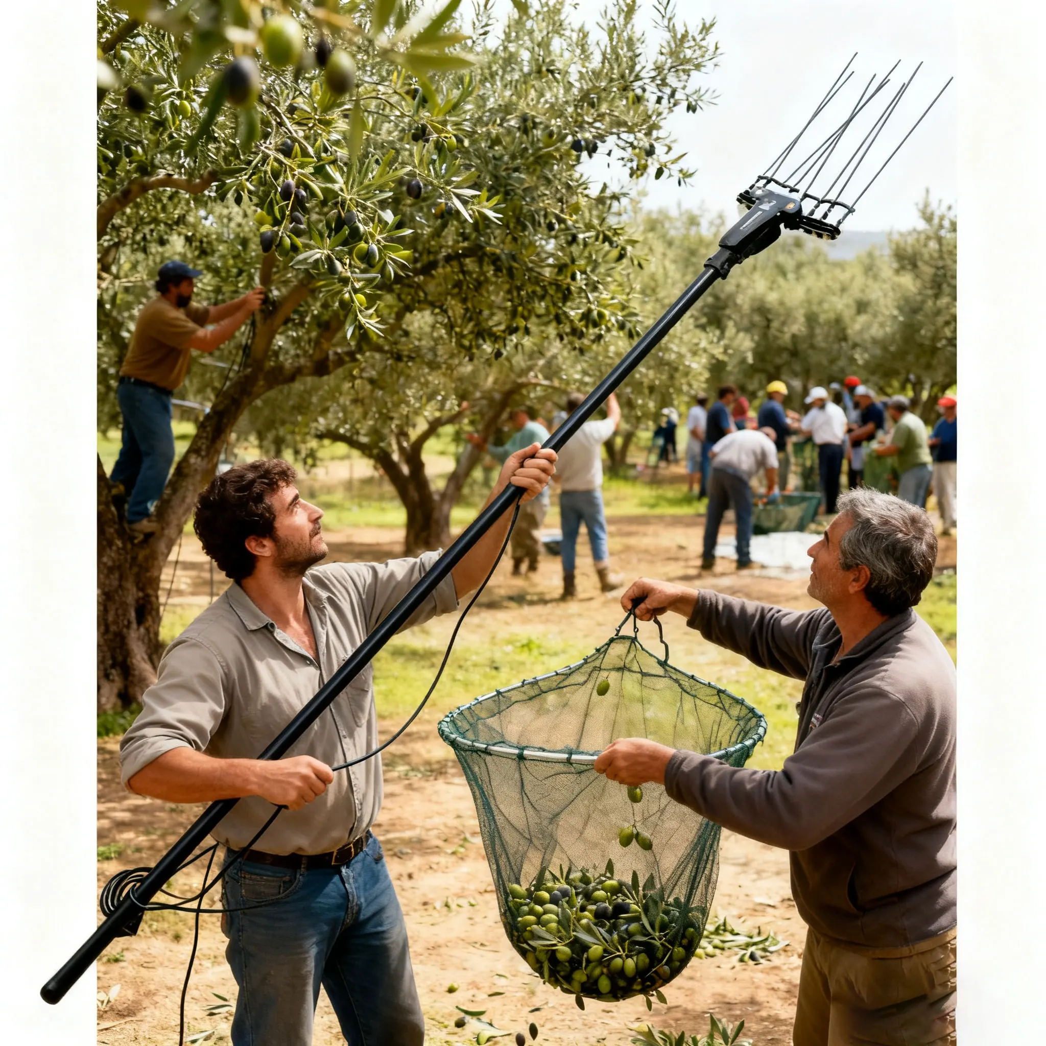 

Высокоэффективная и стабильно работающая машина для сбора оливок NPLUS, профессиональная портативная машина для уборки оливок с высокой производительностью.