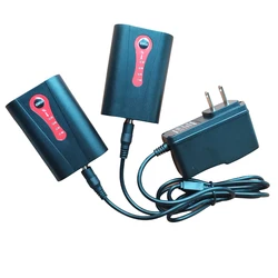 7.4V 2200mAh 2600mAh Lithium Heated Battery and 8.4V 1.5A Double Charger for Heated Glove Warm Clothes Shoe Pad