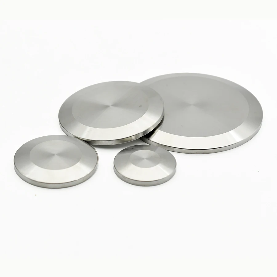 Sanitary Tri Clamp KF Vacuum End Cap SS304 Corrosion-Resistant Safe Sealing for KF16/KF25/KF40/KF50 Lab Industrial Beer Brewing