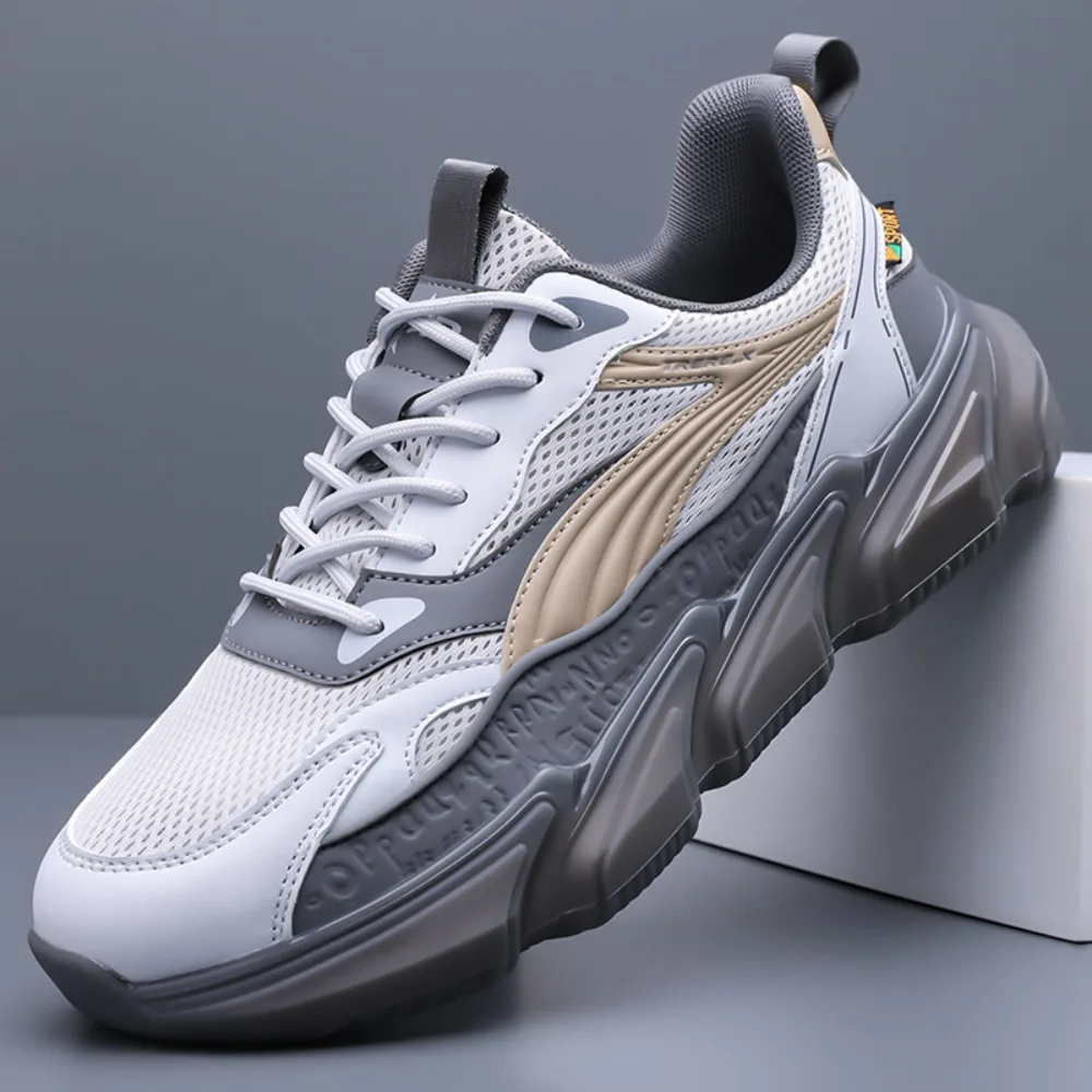 

New Arrival Men Running Shoes Fashion Casual Sneakers Wear-resistant Shock Absorption Athletic Jogging Sports Shoes