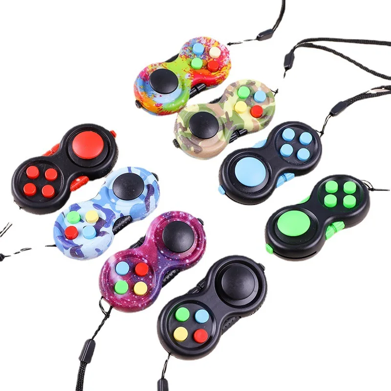 Fidget Pad Controller Anti Stress Adult Finger Toy Child Autism Adhd Anxiety Stress Relief Sensory Gift Games Antistress Toy