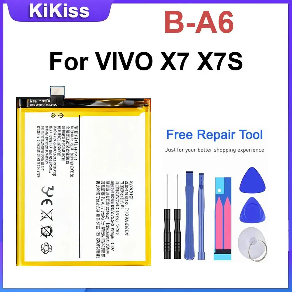 

Mobile phone Battery B-A6 For VIVO X7 X7S Rechargeble Batteries3000mAhMobile phone Battery