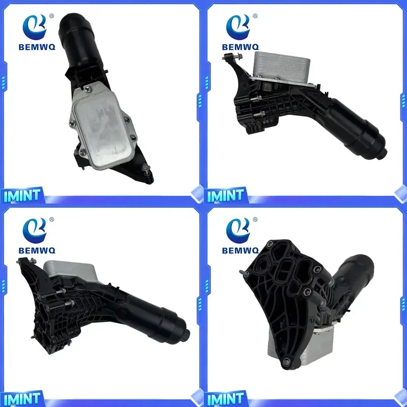 11428651710 Aluminum Car Engine Oil Cooling System Oil Cooler Radiator with oil filter housing For B38 G20 G28 G38 G08