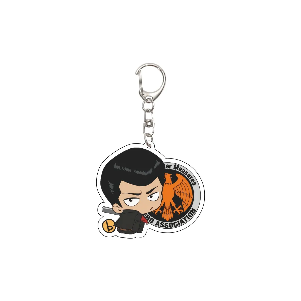 55MM Anime ONE PUNCH MAN Keychain Saitama/Genos/BLAST/Tatsumaki Key Chain Acrylic Model Plate Christmas Gifts - view 2