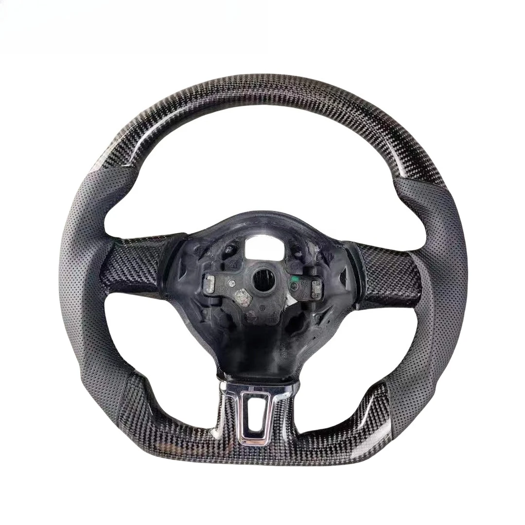 

6, leather carbon fiber steering wheel, carbon fiber leather steering wheel hot sale