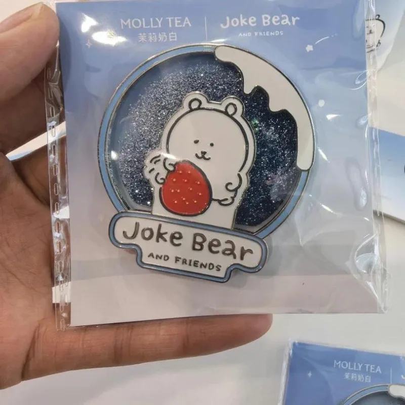 

Магнит на холодильник «Новый стиль аниме: Самоиронизирующийся медведь в движущихся песках», 2026, новый, милый, мультяшный, кавайный, очаровательный, для девочек, с сердечком