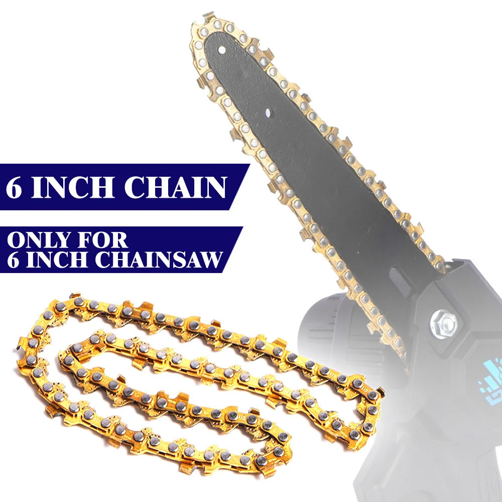 

6 Inch Garden Gold Electric Chain Accessories Mini Guide Chainsaw Power Tools Replacemence For Pruning and Logging Chainsaw Part