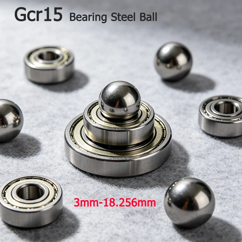 

High Precision Gcr15 Bearing Steel Ball 3/4/5/6/7/8/9/10/11/12-18.256mm Solid Steel Balls 1kg-5kg for Industrial Machinery Parts