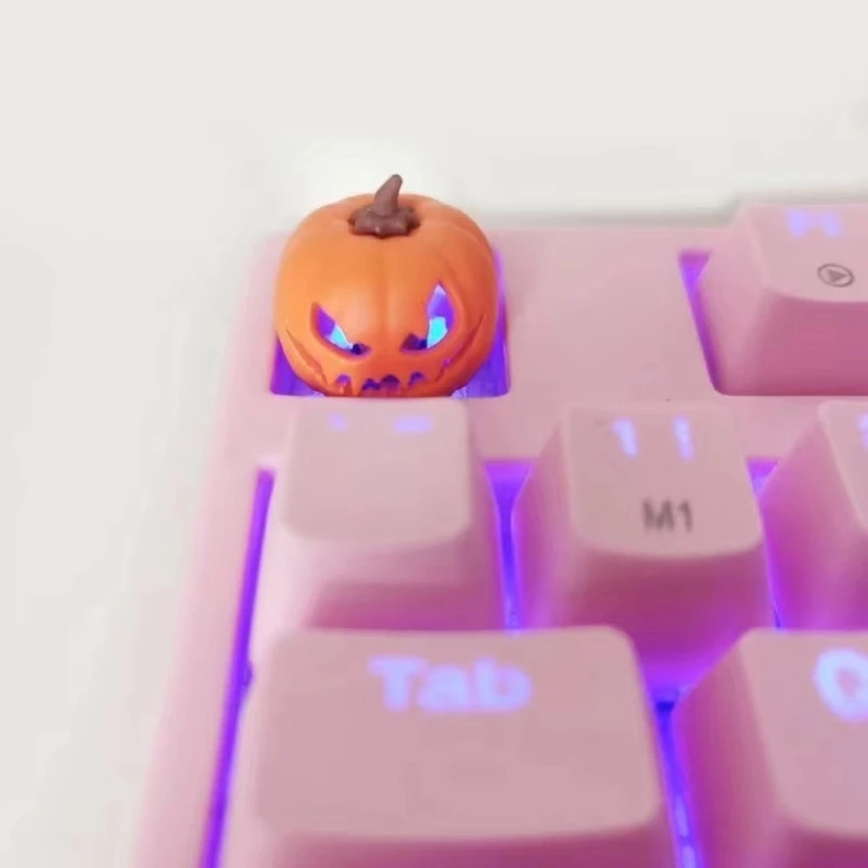 2025 New Resin Keycap Celebrate Halloween With Distinctive Resin Pumpkin Keyboard Keycap