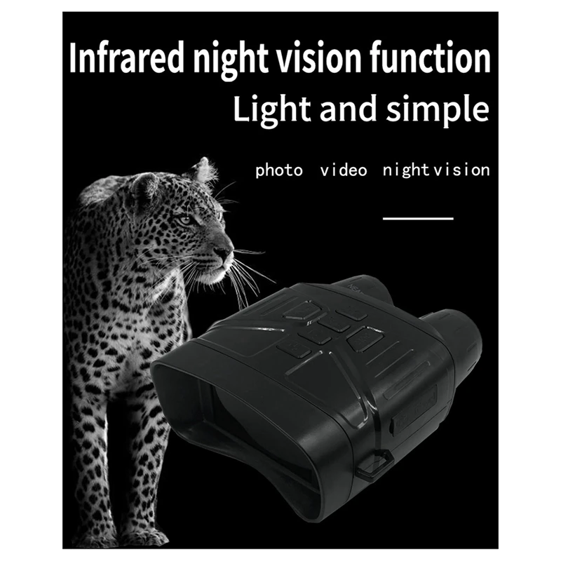 1 PCS NV4000 Digital Night Vision BINOCULAR IR LED Camcorder 5X Zoom Plastic For Night Hunting Imager 200M