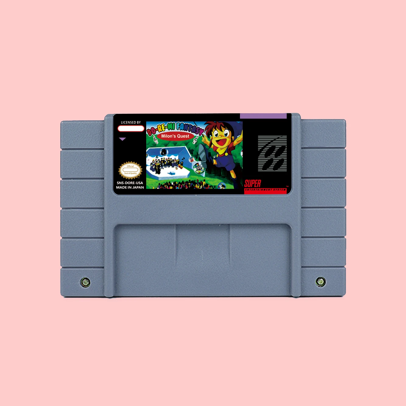 DO-RE-MI Fantasy Milon's Quest Action Game Cartridge For SNES 16bit NTSC USA PAL EUR Game Consoles Card