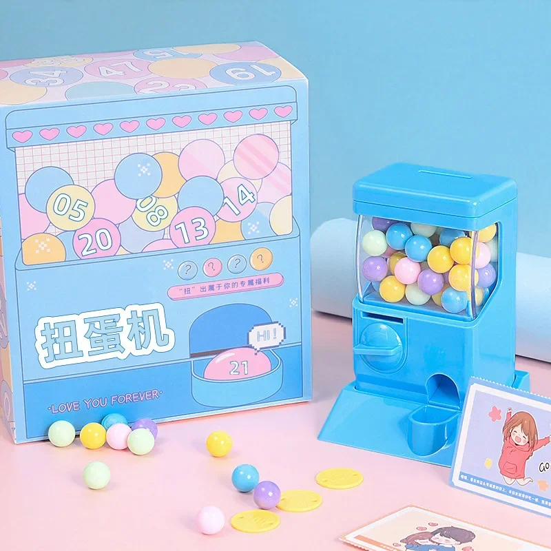 Candy Dispensing Machine Money Saving Box Children Piggy Banks Candy Vending Machine Safes Coin Egg Twisting Machine Gift Ideas