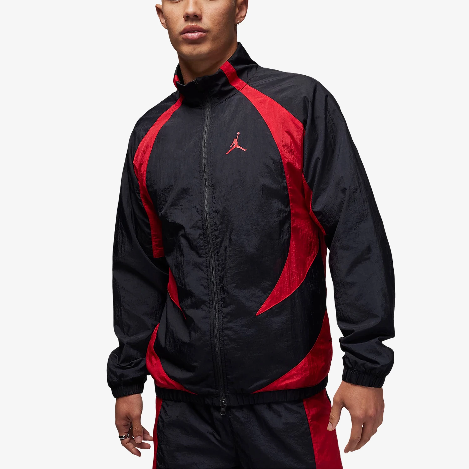 

Nike Official Genuine JORDAN Men's Trendy Patchwork Woven Jacket DX9368-013