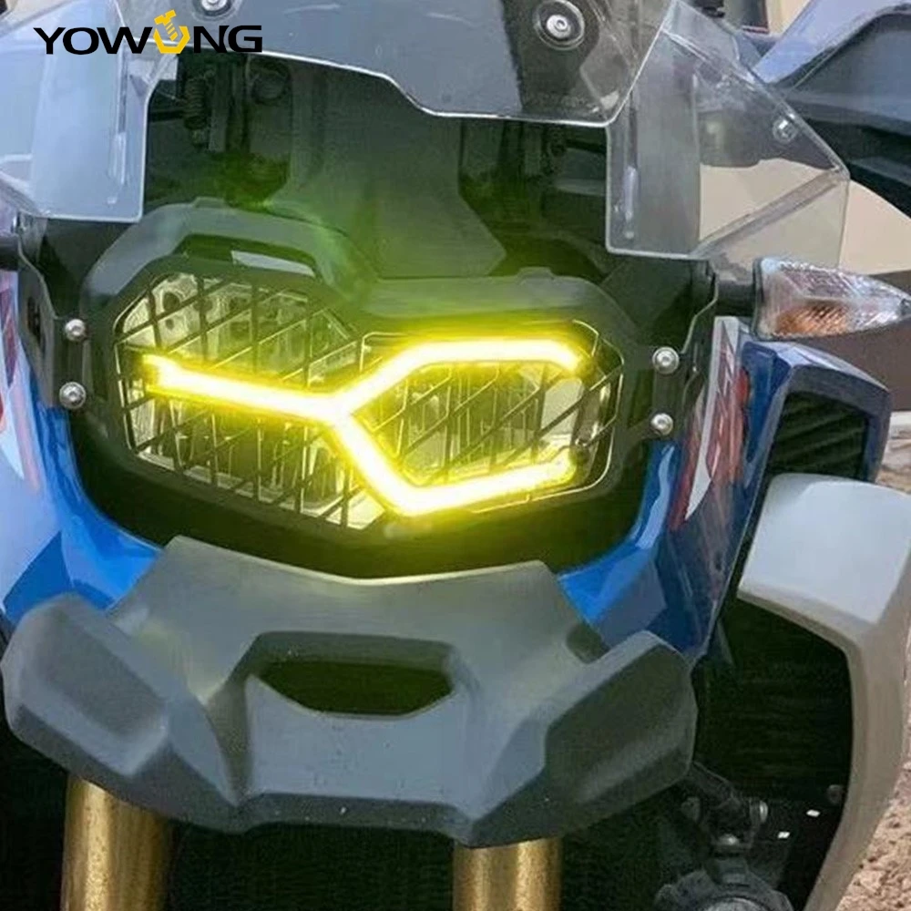 

For BMW F850 F900GS ADVENTURE 2018-2024 2025 Motorcycle Headlight Head light Grill Guard Cover Protector F850GS F900GS ADVENTURE