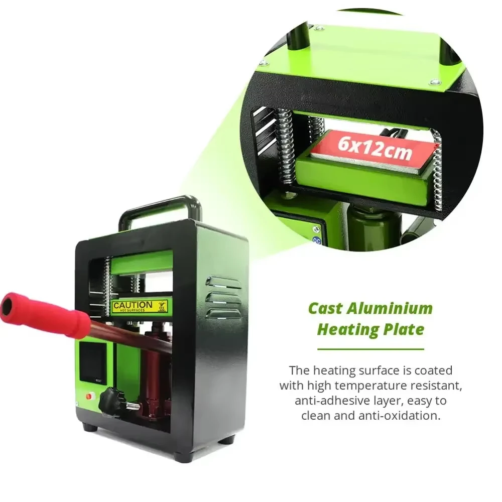 

AP1905 Dual Heated Plate Heat Press No Need air Compressor for Oil Extraction Heat Press Machine