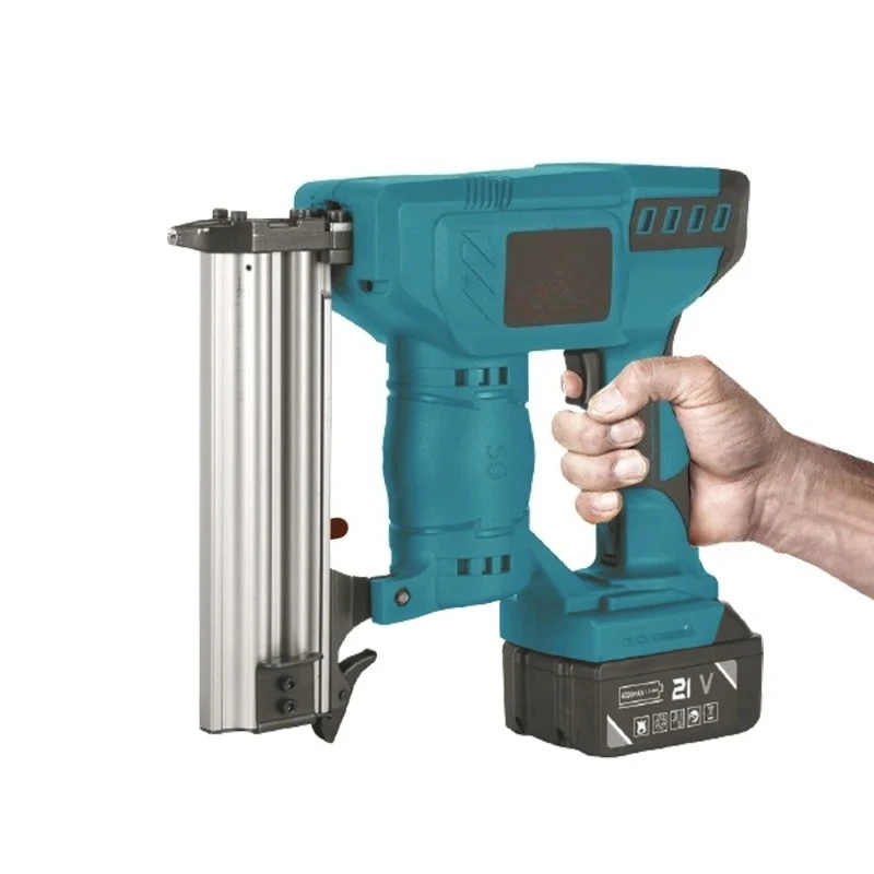 Nail s 18V Li Ion Cordless 2 Inch Nailer Stapler With LED Lighting When Working
