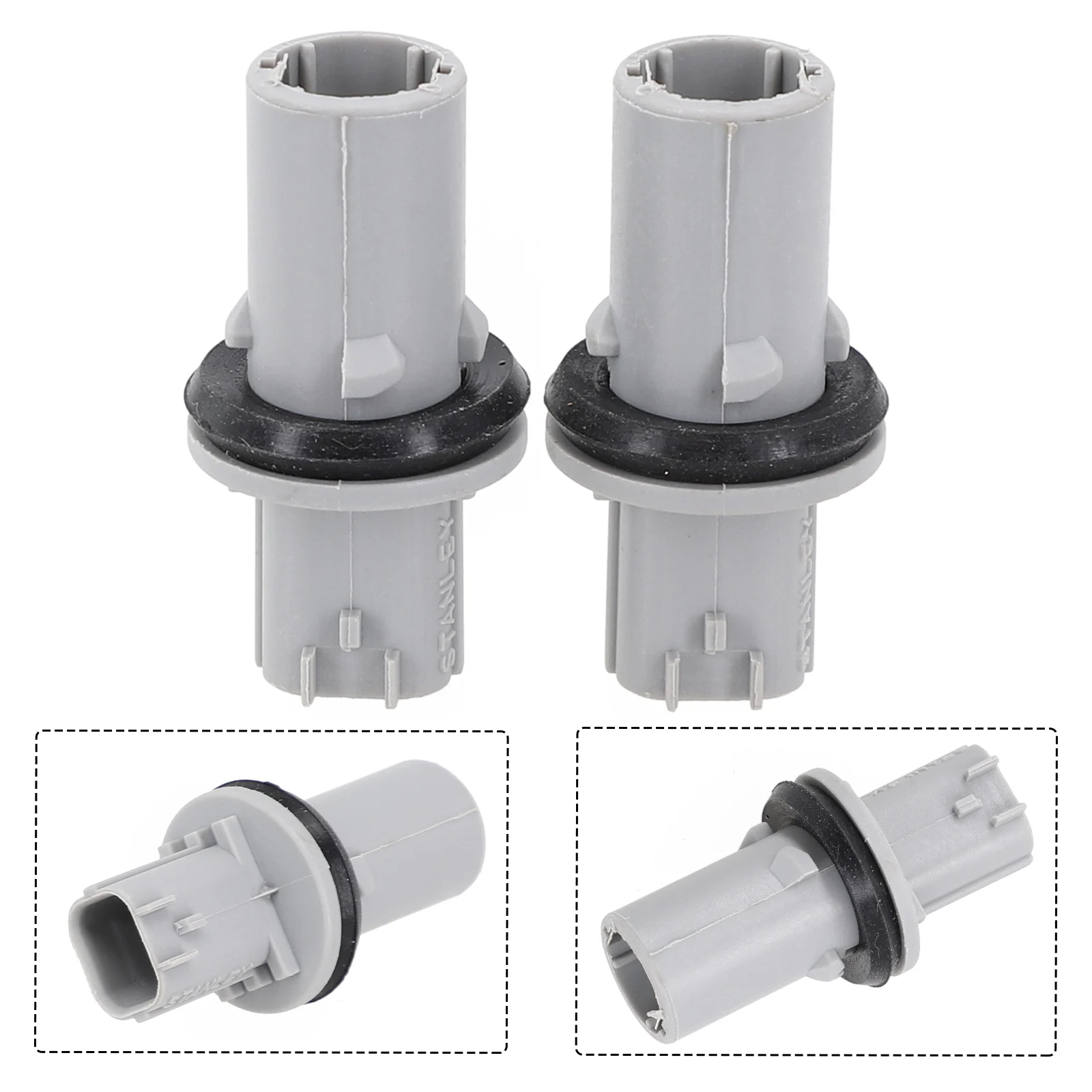 Headlight Parking Light Bulb Socket 2 Pack Compatible with For Acura For RL For RLX For TSX For Civic Fit 2004 2017 Models