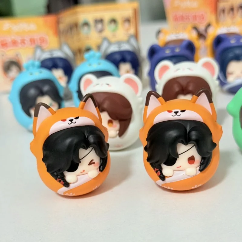 Anime Peripheral Tian Guan Ci Fu Xie Lian Hua Cheng Cute Pet Tumbler Series Blind Bag Kawaii Decor Mysterious Surprise Gift Toys