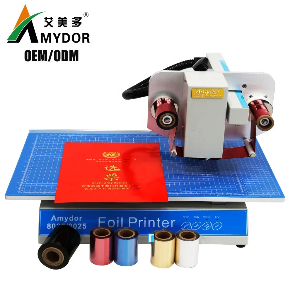 

AMD8025 Digital Hard Cover Printing Machine Digital Printer on Leather Cover Digital Hot Foil Printing on Hard Cards