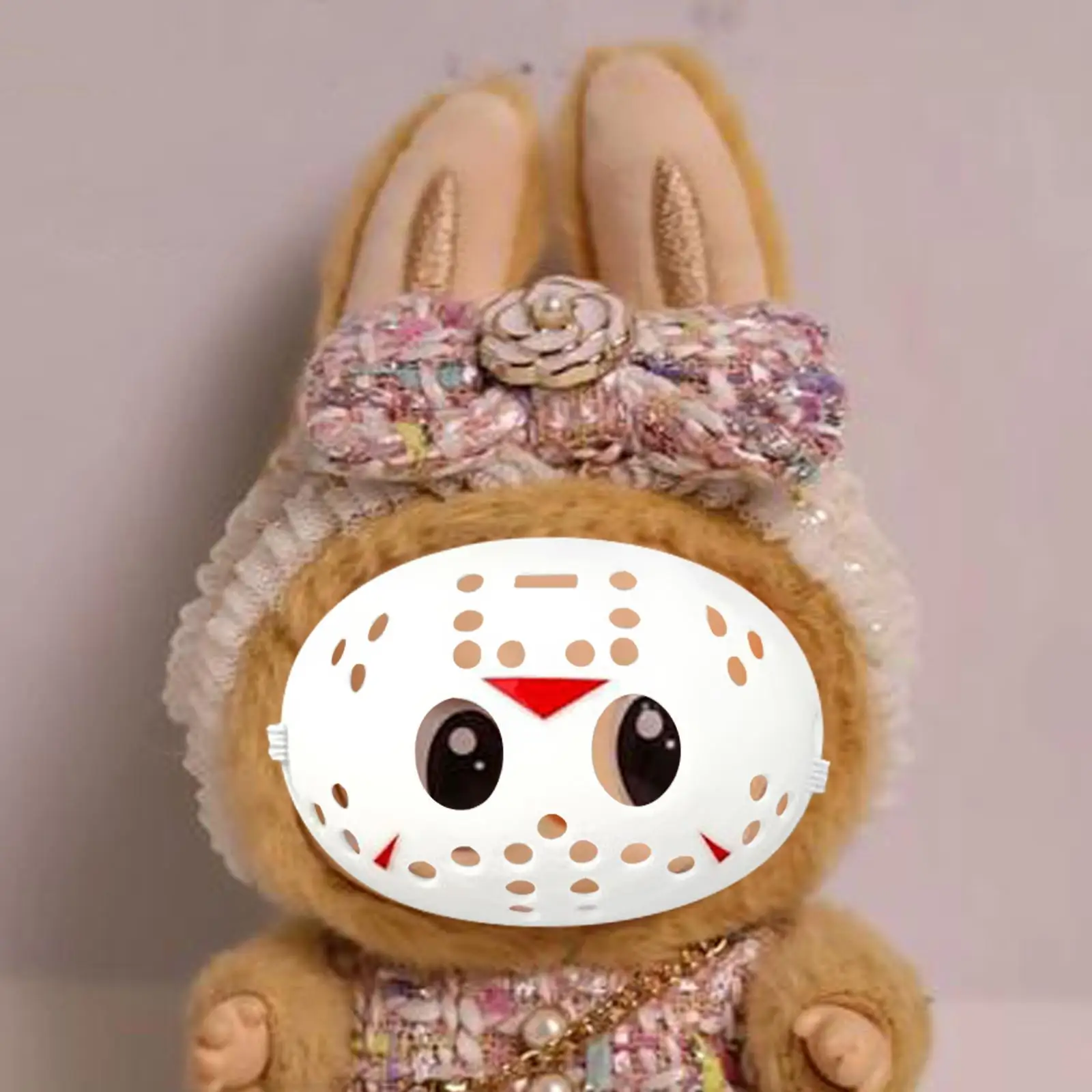 

Doll Mask Present Birthday Gift DIY Supplies Fashion Decor Costume Accessory
