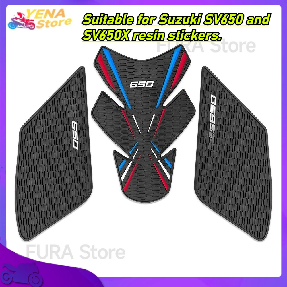 

Motorcycle protective pads with new decorative stickers are suitable for Suzuki SV650 and SV650X resin stickers.