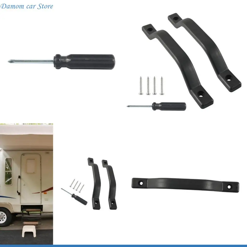 

A2UC Easy Установка Дверная ручка для прицепа Черный RVS Grab Assist Harding 9.6 дюйма внешней помощи замены замены замены