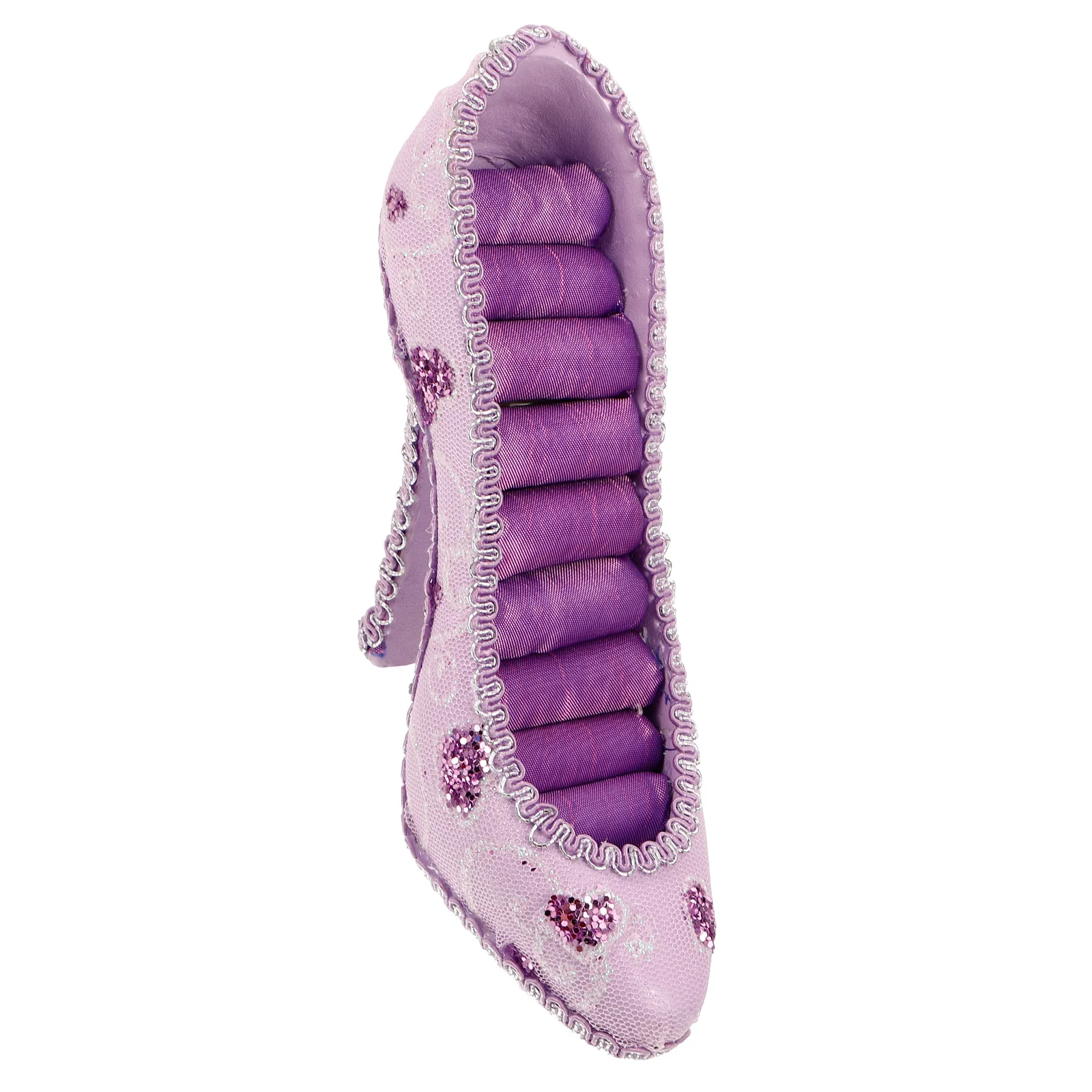 

High Heel Jewelry Box Ring Holder for Girls Small Plastic Plate Rings Display Stand Lightweight Storage Solution